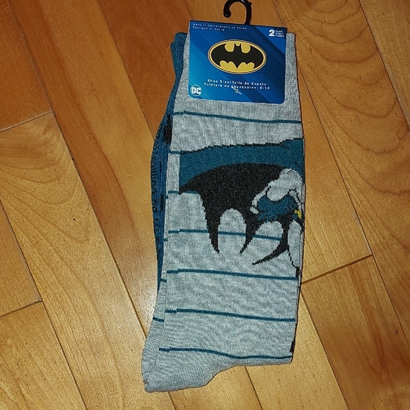 DC Other - DC Batman Teal and Gray Men's Casual Socks